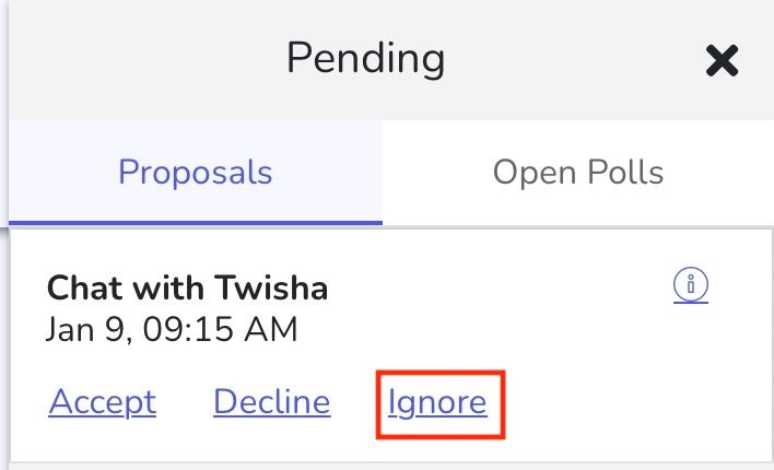 How Do I Delete Meeting Proposals Without Accepting Or Declining Them 