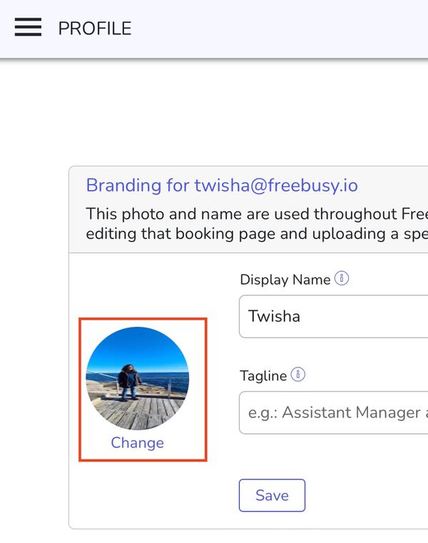 How to update my profile picture?